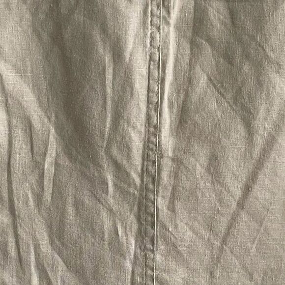 Saks FIFTH AVENUE Threads Linen Button Front Blazer Jacket Tan 6 - Picture 9 of 10